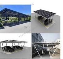 Aluminum Waterproof Solar Carport Racking Structure