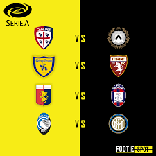 Ambos equipos no ganaron su último partido en serie a. Today S Serie A Fixtures Cagliari Calcio Udinese Chievoverona Verona Torino Genoa Crotone Atalanta Intermilan Mi Logos Vehicle Logos Porsche Logo