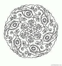 This collection includes mandalas, florals, and more. Advanced Mandala Coloring Pages Printable Sheets Free Printable Complex 2021 A 2473 Coloring4free Coloring4free Com