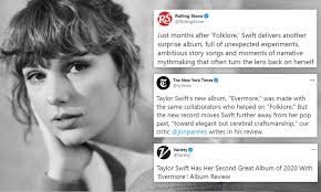 Товар 1 cd taylor swift evermore + 2 bonus tracks / 17 tracks brand new. Taylor Swift S Surprise Evermore Album Is Lauded By Critics Daily Mail Online