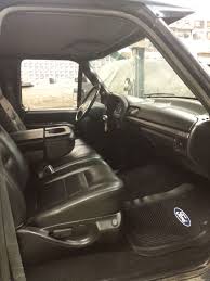 Inside My 1993 F350 Big Blue Full Black Interior Ford Lariat Leather Power Heated Seats Black Carpet Black Panel Truck Interior Ford Obs Ford Pickup Trucks