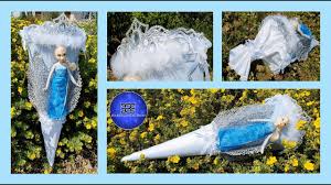 Lege den bogen tonpapier waagerecht vor dich. Diy Frozen Elsa Schultute Selber Nahen Madchen Barbie Dreamtopia Fairytopia Mia And Me Offnung Nahen Youtube