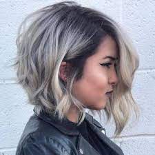 Toasted Coconut Hair Color Looks Short Hair Styles For Round Faces Hair Styles Hair Lengths