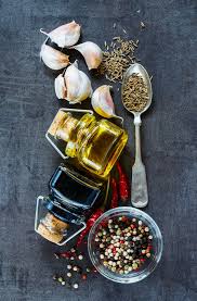 Cooking Ingredients Background Vintage Background With Cooking Ingredients Fresh Garlic Olive Oil Cooking Ingredients Vegan Recipes Healthy Olive Recipes