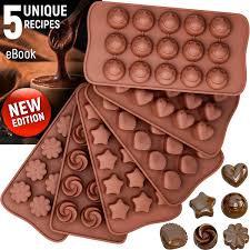 Almond bark (vanilla, chocolate, or other flavors). Silicone Candy Molds 5 Recipes Ebook 6 Pack Smart Molds