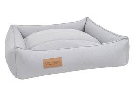 Features of the heavy duty indoor/outdoor dog bed: Grey Dog Bed Urban Dog Shop Bowl Bone Republic