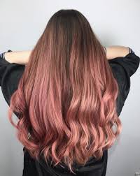 Black And Rose Gold Hair Beautiful Rose Gold Hair By Roy Ren At Unfade Hair Studio Hair Styles Rose Gold Hair Gold Hair