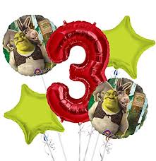 File will be easily downloadable. Shrek Party Supplies Donkey Balloon Bouquet 3rd Birthday 5 Pcs Party Supplies Walmart Com Walmart Com
