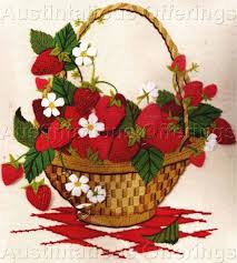 See more ideas about embroidery patterns, embroidery, vintage embroidery. Still Life Fruit Crewel Embroidery Kit Strawberry Basket