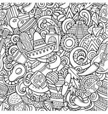 countries and cultures mexico mexico coloring pages mexican animals section [mexican even if you have a color printer, i prefer the black and white version which the kids can color in. Mexican Coloring Page Vector Images Over 610