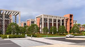 Aerial view of AIIMS Rajkot campus and hospital complex
