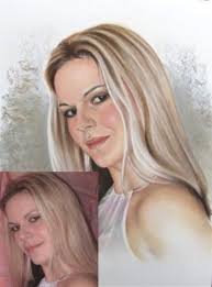Portrait in Pastel, Realistic Women/men/children Portrait From Photo,  Personalized Portrait, Original Drawing, Hand Drawn Portrait