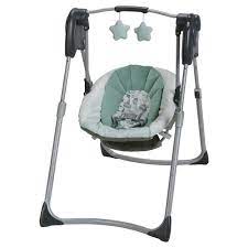 Graco Slim Spaces Compact Swing Lionel Green Baby Swings Graco Baby Graco Baby Swing