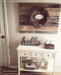 See more ideas about decor, entryway tables, pallet diy. Rustic Entryway Farmhouse Farmstyle Home Decor Apartment Decor Home