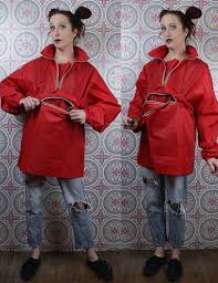 Nylon /polyster aisselle à laisselle :24 inches longueur du col arrière au bas : 80 S Rouge Coupe Vent Kway Pull Plis En Grande Taille Etsy Coupe Vent K Way Grande Taille