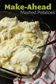 Make Ahead Mashed Potatoes Jessica Fisher Make Ahead Mashed Potatoes For The Freezer Is A Great Recipe Make Ahead Mashed Potatoes Potatoes Mashed Potatoes