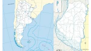 Ideal para escribir y marcar. Mapa Argentina Fisico Para Imprimir