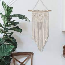 We love how mirrors add the illusion of extra space and light as well. Macrame Wall Hanging Woven Bohemian Chic Wall Decor Geometric Wall Art For Apartment Dorm Room Home Decoration Walmart Com Walmart Com