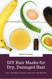 6 Easy Diy Hair Masks For Dry Damaged Hair Diy Hair Mask Homemade Hair Products Damaged Hair