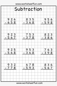 Continue your child's math learning. Worksheet Printableth Worksheets Grade Sub3dgraph1 Pixels Third 2nd Free Printable Math 3 Simple Home Budget 1st Adding And Subtracting 1 Problem Solving Subtraction For Calamityjanetheshow