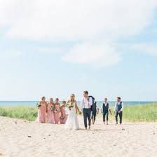 Lake Michigan Was The Back Drop For This Beautiful Beach Wedding With A Garden Party Inspi Michigan Beach Wedding Lake Michigan Wedding Michigan Wedding Venues