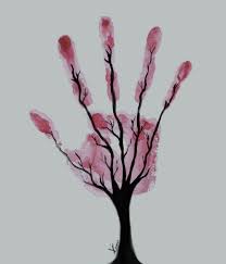 Hand Cherry Blossom Tree Tumblr Drawings Easy Drawings Art