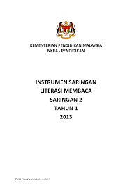 Saringan 1, 2014 bagi literasi bahasa malaysia, numerasi dan literasi bahasa inggeris. Ujian Linus Ujian Lisan Saringan 1 Tahun 1 Cute766
