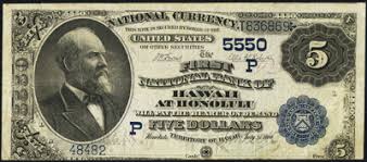  my husband and i do a lot of traveling within the us, which was the primary reason we switched to nfcu for our banking needs. Hawaii National Currency Bank Notes