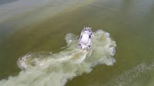 Lake San Marcos Alum Treatment Following Boats Youtube