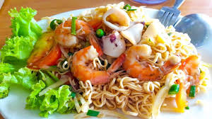 Don't let the blue rice put you off. Pick Mee Resepi Kerabu Maggi Ala Thai Yang Kaw Siap Facebook