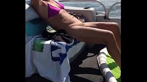 Pontoon for mooring alongside pontoon, dolphin. Blonde Milf Sun Bathing Naked On Pontoon Boat Xvideos Com