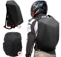 Amazon.com: Mochila de motocicleta de carcasa dura de fibra ...
