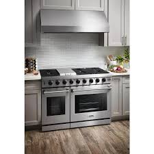 We did not find results for: Thor Kitchen 48 In 7 Burners 4 6 Cu Ft 2 2 Cu Ft Convection Oven Freestanding Double Oven Gas Range Stainless Steel Lowes Com Gas Range Double Oven Freestanding Double Oven Double Oven Kitchen
