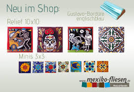 Handbemalte Fliesen Im Mexiko Fliesen Shop