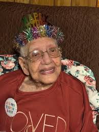 Caroling to our oldest church member, just turned 102 Odessa Brown!