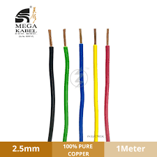 Our technologically advanced process of inspection & reporting of production of all the parts and segments of manufacturing a products. 1 Meter Mega 2 5mm 7 0 67mm Pvc Insulated Power Cable Wire Electrical Kabel Pvc Bersalut Sirim Approved Shopee Malaysia
