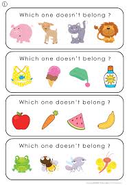 Odd One Out Worksheets Sped Specialeducation Speechtherapy Preschool Kindergarten Younglearners Homes Special Education Teaching Preschool Preschool Learning
