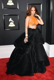 Rihanna Attends The 59th Grammy Awards At Staples Center On February 12 2017 In Los Angeles California Rihanna Outfits Rihanna Style Rihanna Red Carpet