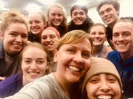 Thanks to the incredible Julie Kerr-Berry and her amazing dancers! Great to  move with you all! Joanie and the dancers rehearsed Burning Air and then  taught a Master Class some sections of