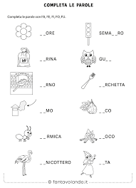Savesave fonética fa, fe, fi, fo, fu.pptx for later. Schede Didattiche Di Italiano Scopriamo La Lettera F Fantavolando