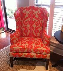 Sumbera Wingback After Coral Decor Decor Colorful Chairs