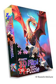 Ravensburger's high quality using sustainable materials is world renowned. Dragon 300pc Flip Jigsaw Puzzle 3d C And D S Products