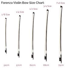 Forenza Violin Bow Available In 4 4 3 4 1 2 1 4 1 8 Size
