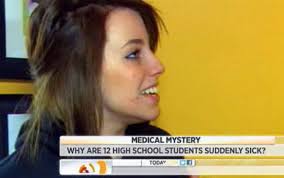 Le Roy and Corinth, NY, USA: Unusual outbreak of Tourette-like symptoms in  at least 22 people