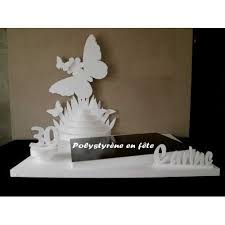 Presentoir En Polystyrene Pour Grand Gateaux Decor Papillon Mariage Bapteme Anniversaire Polystyrene Decoration Anniversaire