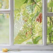 Super Herfst Blaadjes Met Gezichtjes Dansend In De Wind Leuke Raamtekening Door Teken Ing Voor De Donkere Da Fensterbilder Herbst Fensterfarbe Fenster Kunst