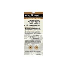 Accuscope Scope Charts 1 4 Moa And 1 2 Moa