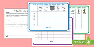 find and sink /sp/ sound game (teacher