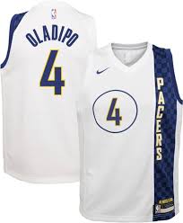 Please note a name & number jersey which you want to customize at checkout page. Nike Youth Indiana Pacers Victor Oladipo Dri Fit City Edition Swingman Jersey Dick S Sporting Goods