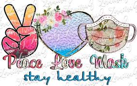 Peace Love Mask Sublimation Designs Downloads Clipart Png Etsy In 2020 Peace And Love Mask Clip Art